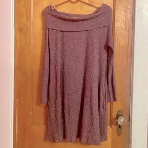 Purple Sweater Dress